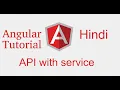 Angular 9 tutorial in Hindi call API with service and display list