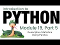 Python - Module 19