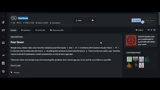 - Codewars