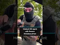 Masked federal agent points gun at woman during ICE operation in Virginia
