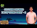 System Defined Exceptions Part - 2 Learn Salesforce Development
