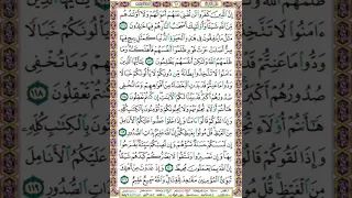 سورة آل عمران تلاوة الصفحة 65 لا تتخذوا بطانة من دونكم إن تمسسكم حسنة تسؤهم 