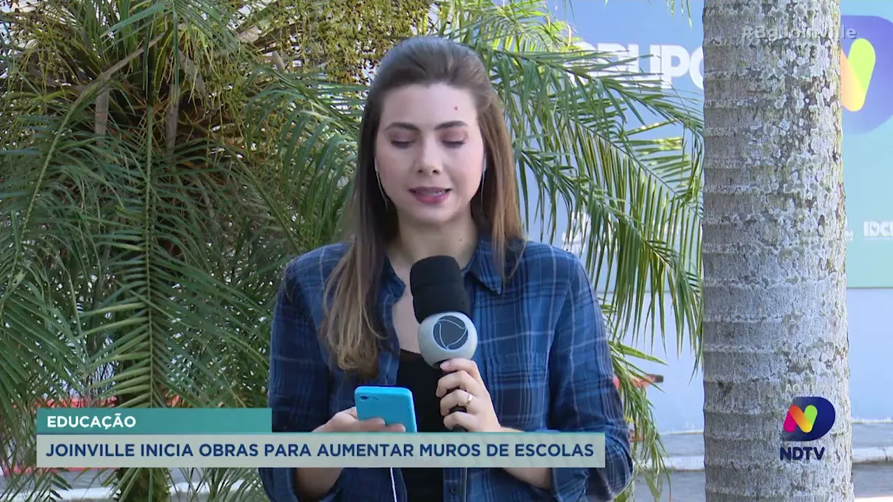 Educação: Joinville inicia obras para aumentar muros de escolas