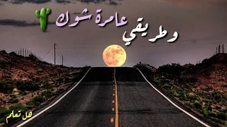 كلمات طريقي عامرة شوك  كلمات طريقي عامرة شوك