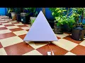 Triangle 360 degree rotation model school project Black pulse