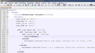 JavaScript Training in Urdu Hindi Part 16 Nested If Else Statements