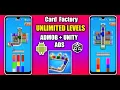 Card Factory Sort Puzzle 3D Game Unity Source Code with Admob and Unity Ads Integrated