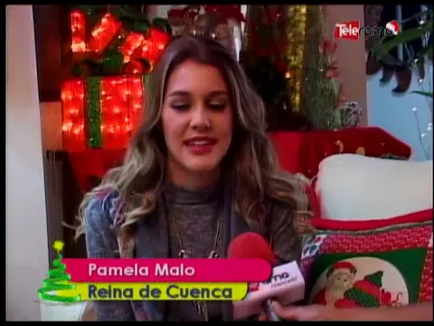 Pamela Malo celebra la Navidad en familia