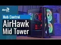 AeroCool AirHawk Mid Tower Case - How to Control the RGB Lighting with the PC Reset Button