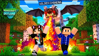LUTA ÉPICA CONTRA A QUIMERA SELVAGEM | Minecraft Skyland