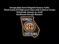 GSP Dispatch Scanner Floyd County PD High speed chase ends in Bartow County