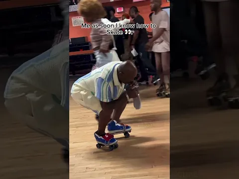 The only reason I wanna learn skating 👀🤣