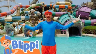 Blippi Visits A Water Park in Abu Dhabi Fun and Educational s for Kids