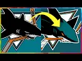 How the Sharks logo was RE-DESIGNED in 2007