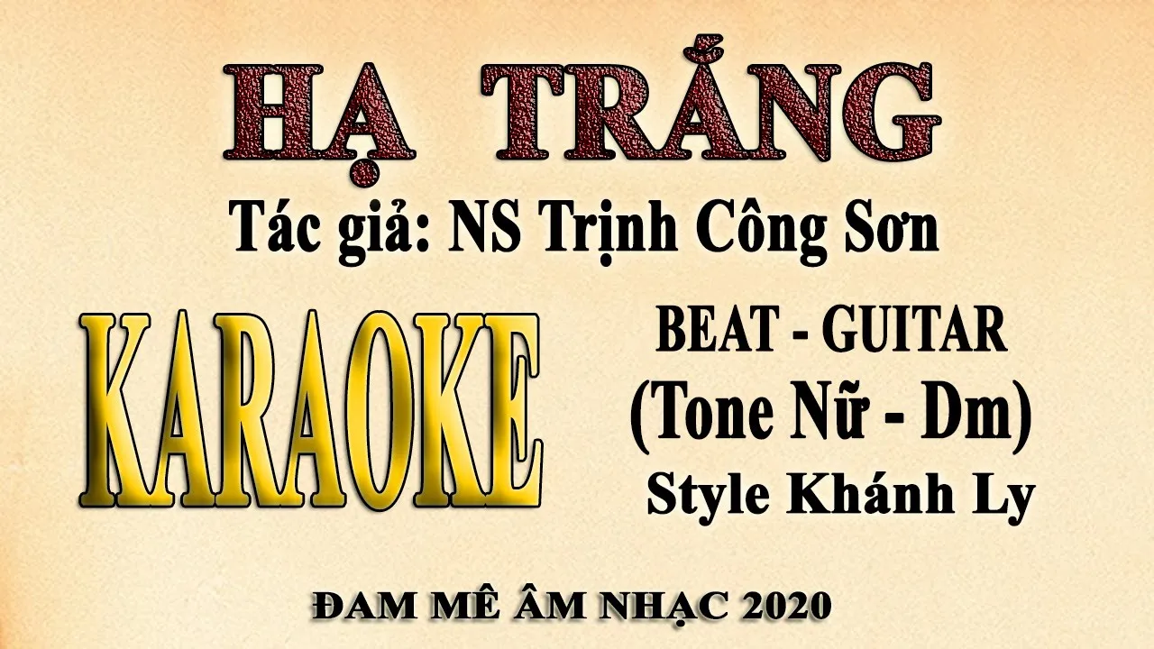 HẠ TRẮNG (TCS)