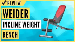 Weider Incline Weight Bench black 40L x 18 25W x 53 5H inches Review