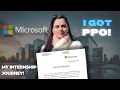 How I got PPO at Microsoft Intern to FTE Priyanka Loura