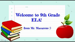 Main Idea - Lesson 1 (9th Grade ELA)