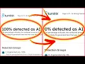 How to Remove AI Detection 100 Humanize AI Generated Text Best AI Humanizer