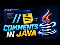 Comments in Java Explained Single-Line Multi-Line Documentation Comments ICSE Class 9 10