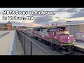 MBTA Lowell Line Train Stops at Anderson RTC