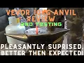 10kg double horn anvil vevor review and testing BETTER THAN EXPECTED