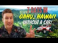 How To Travel Oahu Hawaii Without A Rental Car 7 Day Itinerary