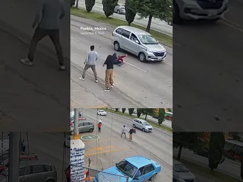 Child saved from oncoming cars in Mexico