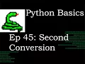 Python Basics Seconds Conversion