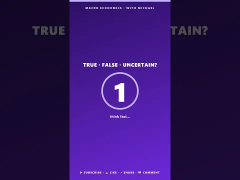 Fiscal Policy & Debt — Fiscal Policy Basics: True, False or Uncertain? #Shorts