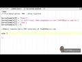 Tutorial 7 - PHP Arrays