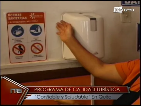 Programa de calidad turística Confiable y Saludable en Quito