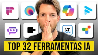 Testei 100+ IAs Gratuitas. Estas 32 São as Melhores