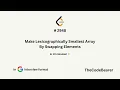 Leetcode 2948 - Make Lexicographically Smallest Array by Swapping Elements- 10 minute solution
