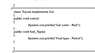 java tutorial for beginners 43 example for interfaces in java