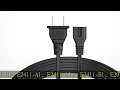 Pwr Extra Long 12Ft 2 Prong Polarized-Power-Cord for Vizio-LED-TV Smart- TV D-E-M-Series Others 2