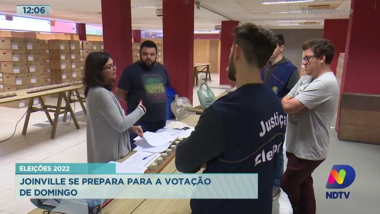 Eleições 2022: Joinville se prepara para a votação de domingo