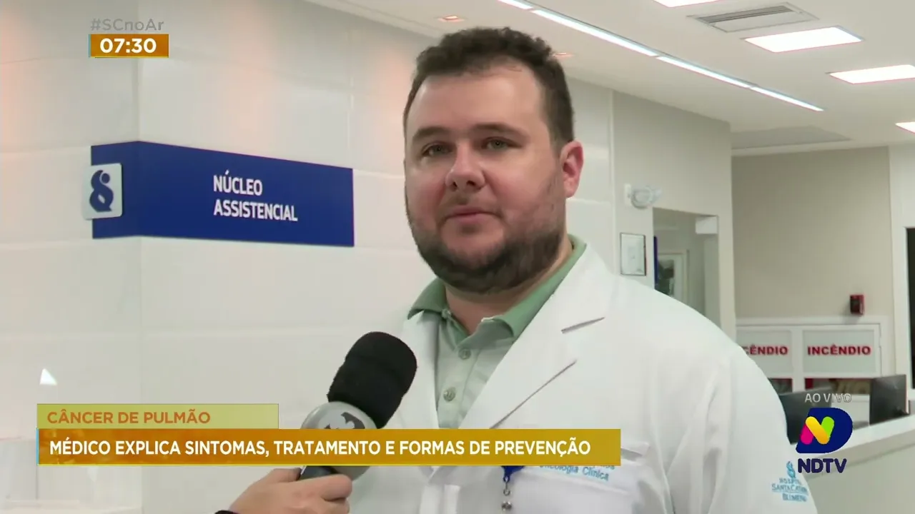 No dia mundial de combate ao câncer de pulmão, médico fala dos sintomas e tratamentos da doença