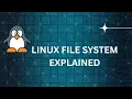 Linux File System Explained for Beginners Linux Directory Structure
