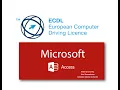 ECDL MICROSOFT ACCESS TEST1 PART