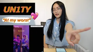 Download At My Worst - Pink Sweat$ (Cover by UN1TY) | REACTION MP3