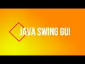 Program dan Output Java Swing Graphical User Interface GUI