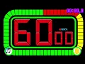 Colorful rectangle 60 Seconds timer countdown alarm