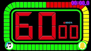 Colorful rectangle 60 Seconds timer countdown alarm