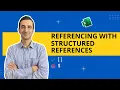 Relative Fixed Referencing using Structured References in Excel