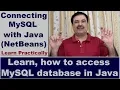 How to Connect Java With MySQL database in NetBeans