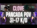 pANcada POV Clove on Lotus 31-17 VALORANT Pro POV
