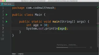 Java - Variables By Mosh Hamedani
