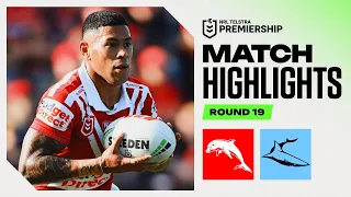 nrl 2026 dolphins v sharks match highlights round 19