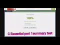 Cisco Programming Essential part 1 summary test